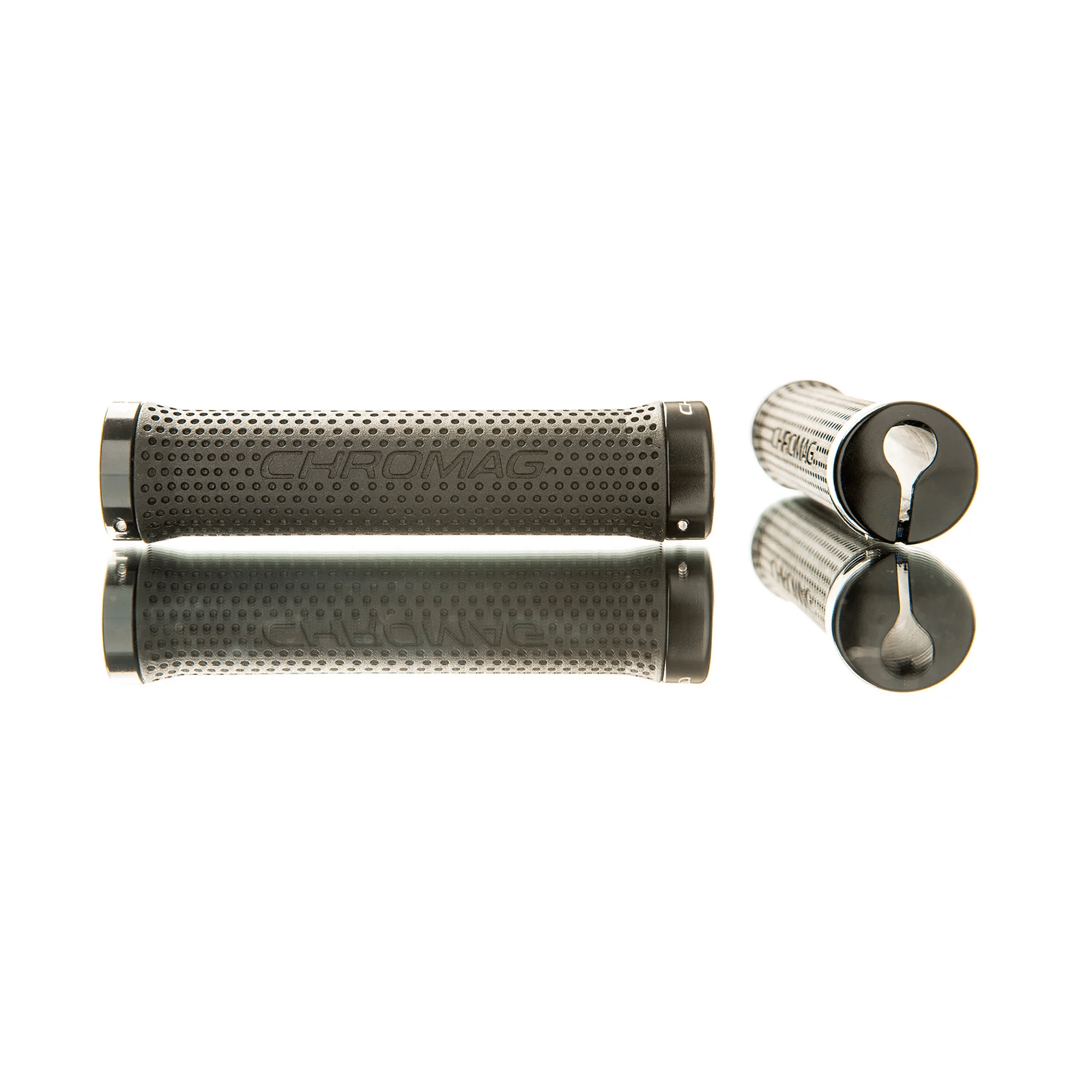 Chromag Basis Grips Black/Black Parts - Handlebar Grips