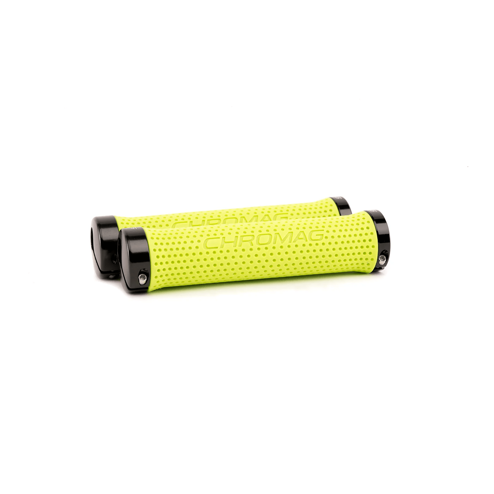 Chromag Basis Grips Neon Yellow Parts - Handlebar Grips