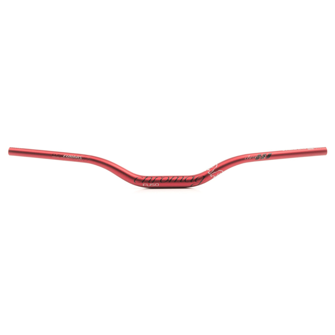 Chromag Fubar Handlebar Red / 31.8mm x 50mm Parts - Handlebars - Flat