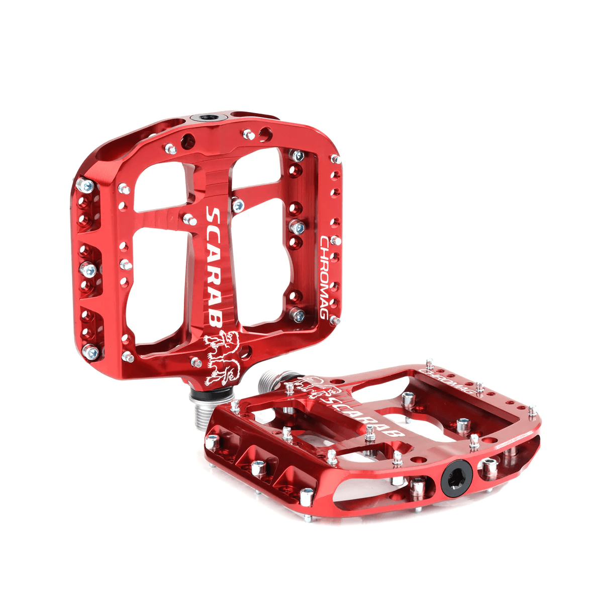 Chromag Scarab Pedal Red Parts - Pedals - Mountain - Flats