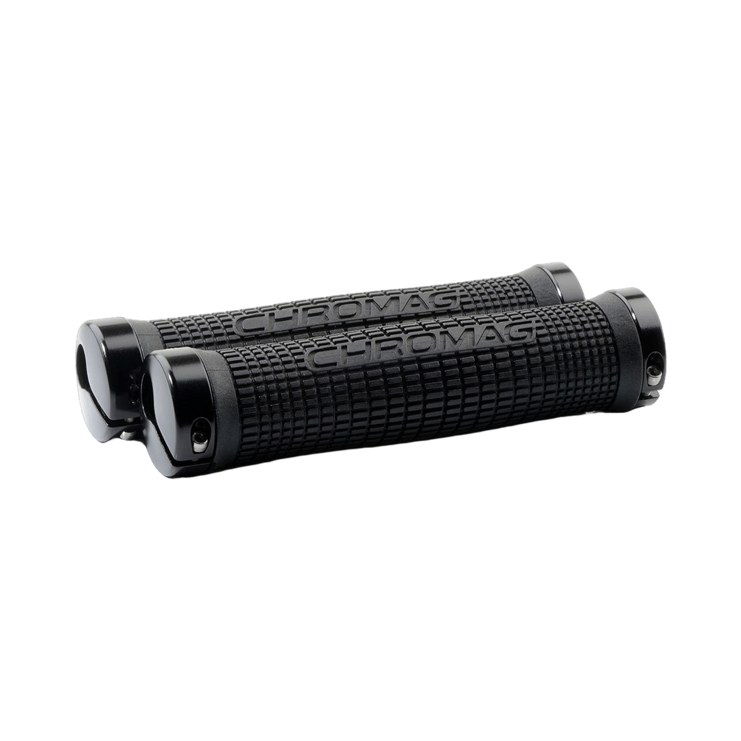 Chromag Squarewave Grip Black Parts - Handlebar Grips