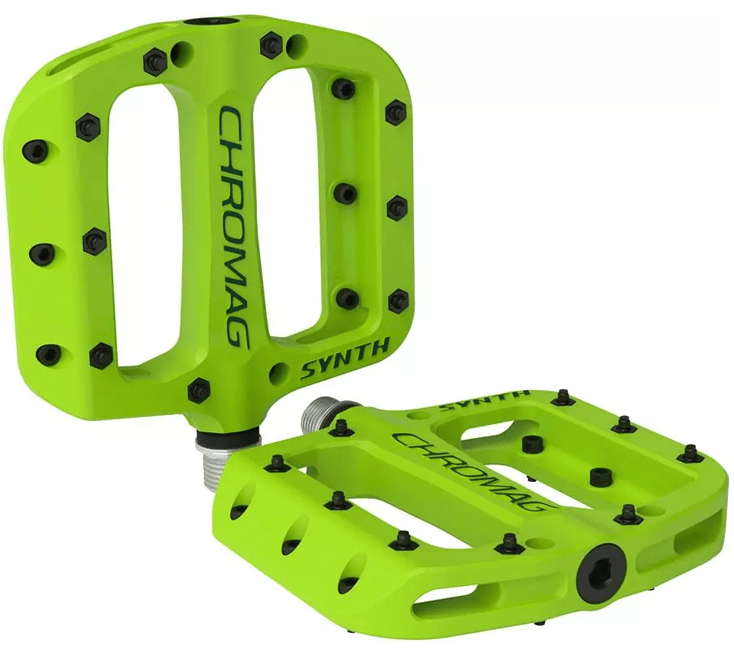 Chromag Synth Pedal Green Parts - Pedals - Mountain - Flats