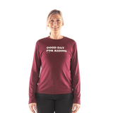 Chromag Women's Hunt Long Sleeve Tech Tee Good Day Windsor / S Apparel - Clothing - Women's Jerseys - Technical T-Shirts