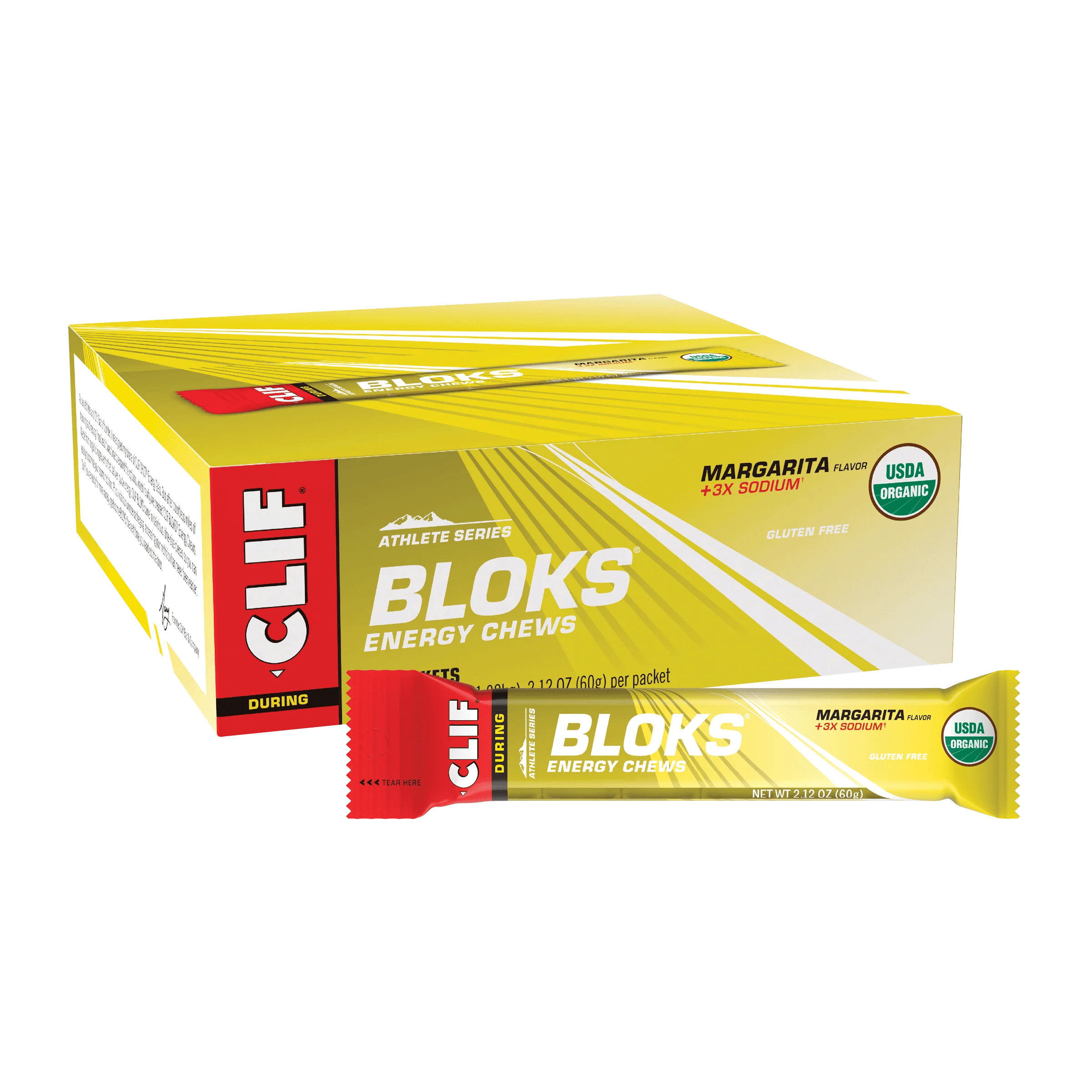 CLIF BLOKS Energy Chews Box of 18 Margarita Other - Nutrition - Gummies