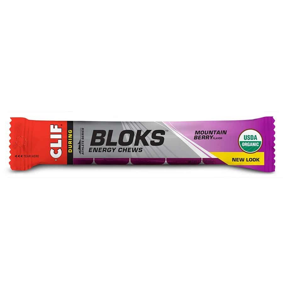 CLIF BLOKS Energy Chews Box of 18 Mountain Berry Other - Nutrition - Gummies