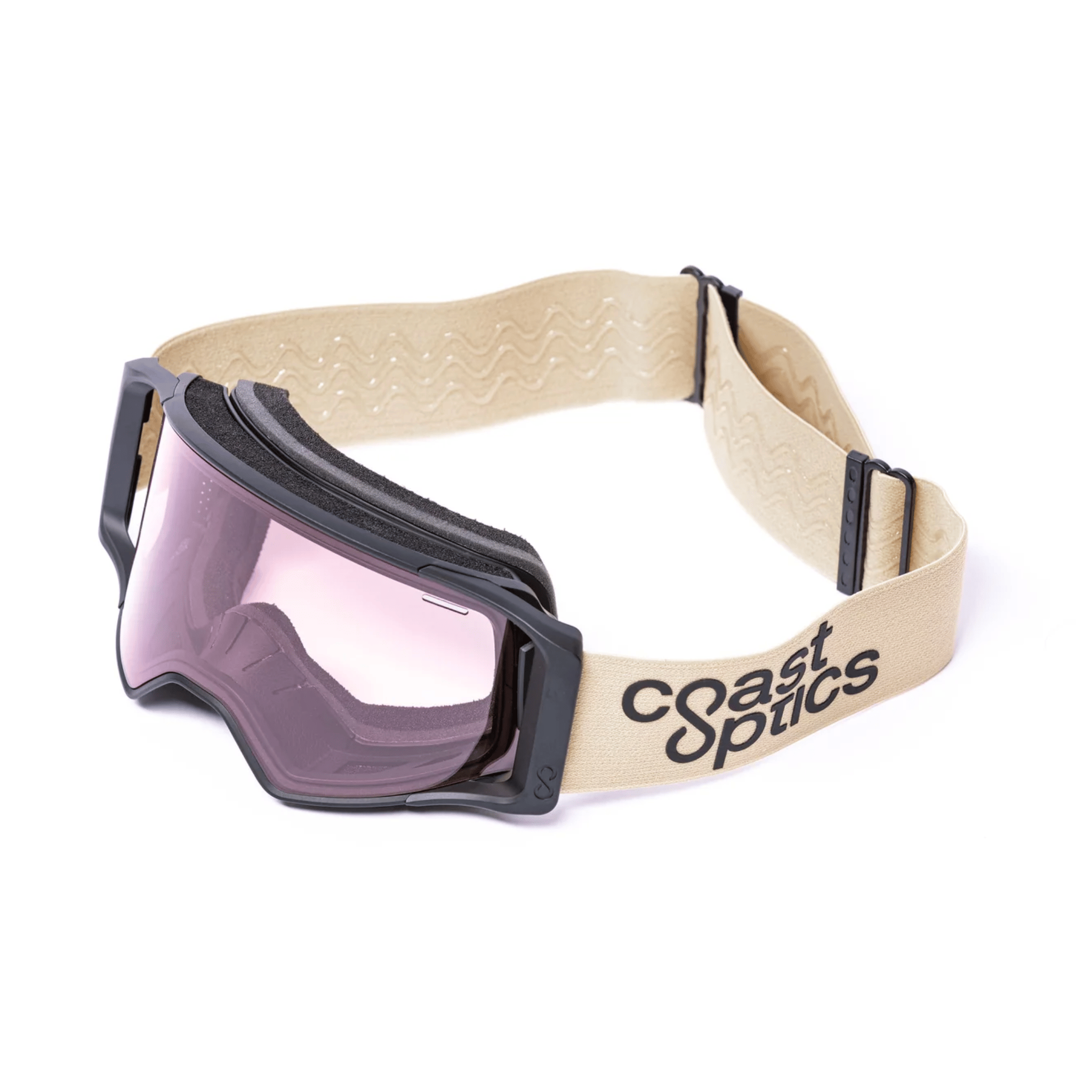 Coast Optics Alta 2 Goggle Black / Tan / Pink Crystal + Clear Lens Apparel - Apparel Accessories - Goggles