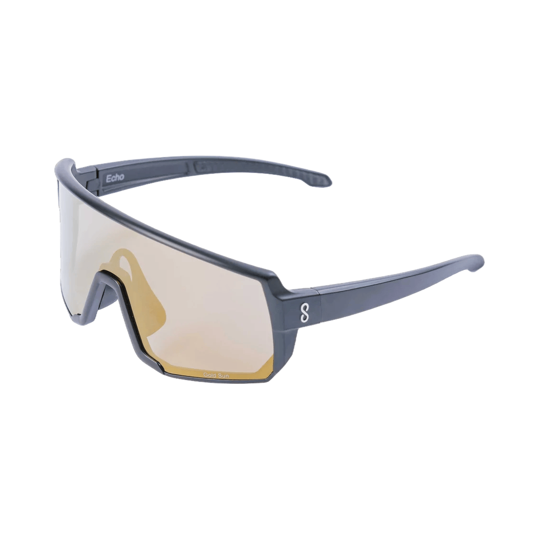 Coast Optics Echo Sunglasses Black / Gold Sun + Clear Apparel - Apparel Accessories - Sunglasses