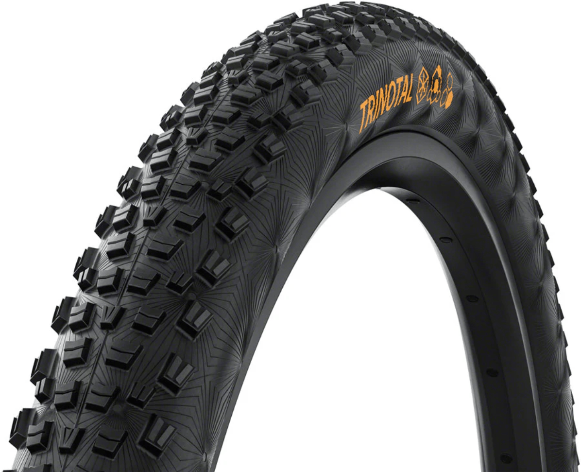 Continental Trinotal Tire - 29 x 2.40, Tubeless, Folding, Black, Grip, Trail Casing, E25 Parts - Tires - Mountain