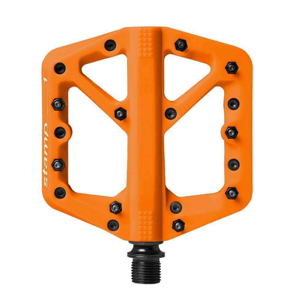 Crankbrothers Stamp 1 Pedal Orange / Small Parts - Pedals - Mountain - Flats