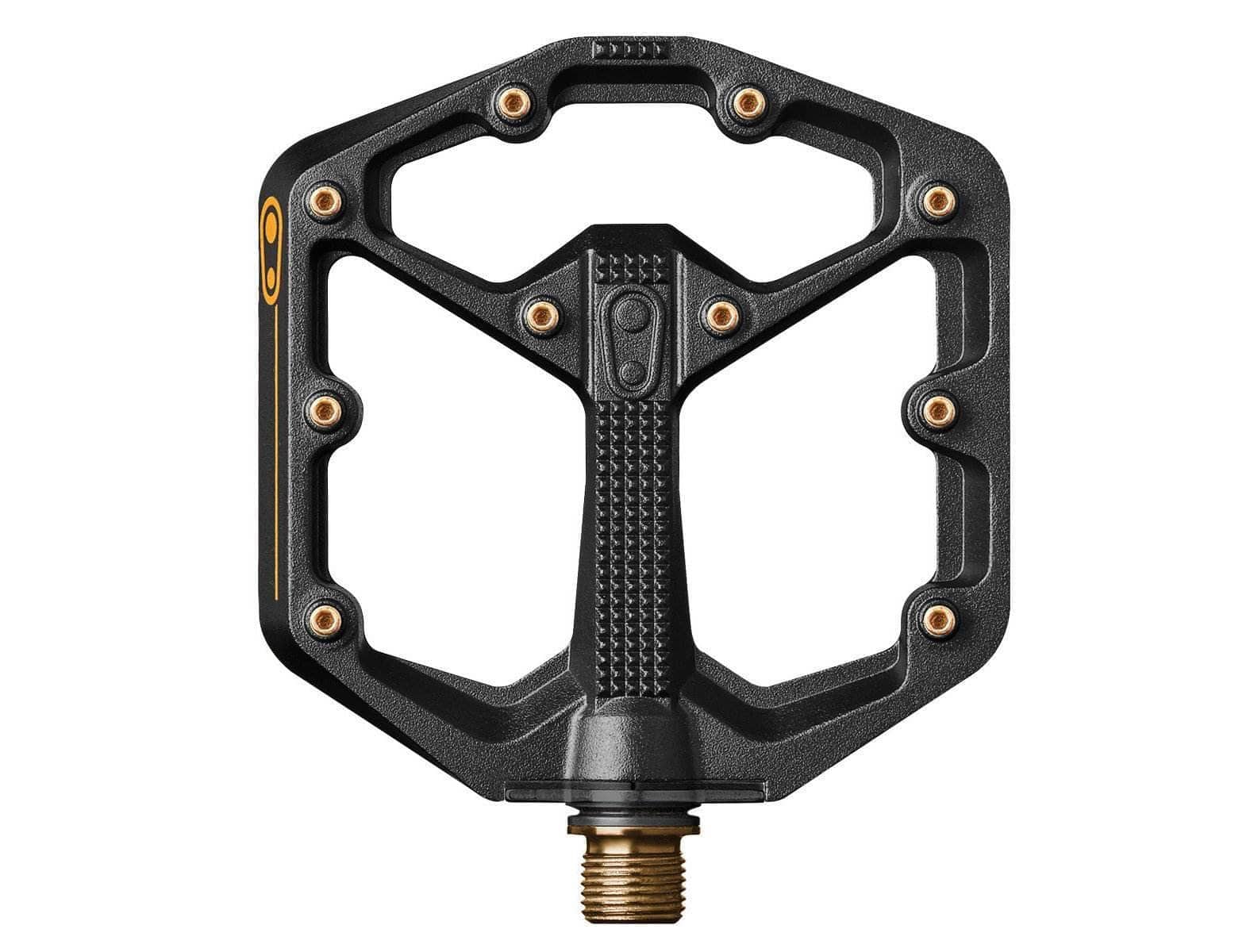 Crankbrothers Stamp 11 Pedal Black/Gold / Small Parts - Pedals - Mountain - Flats