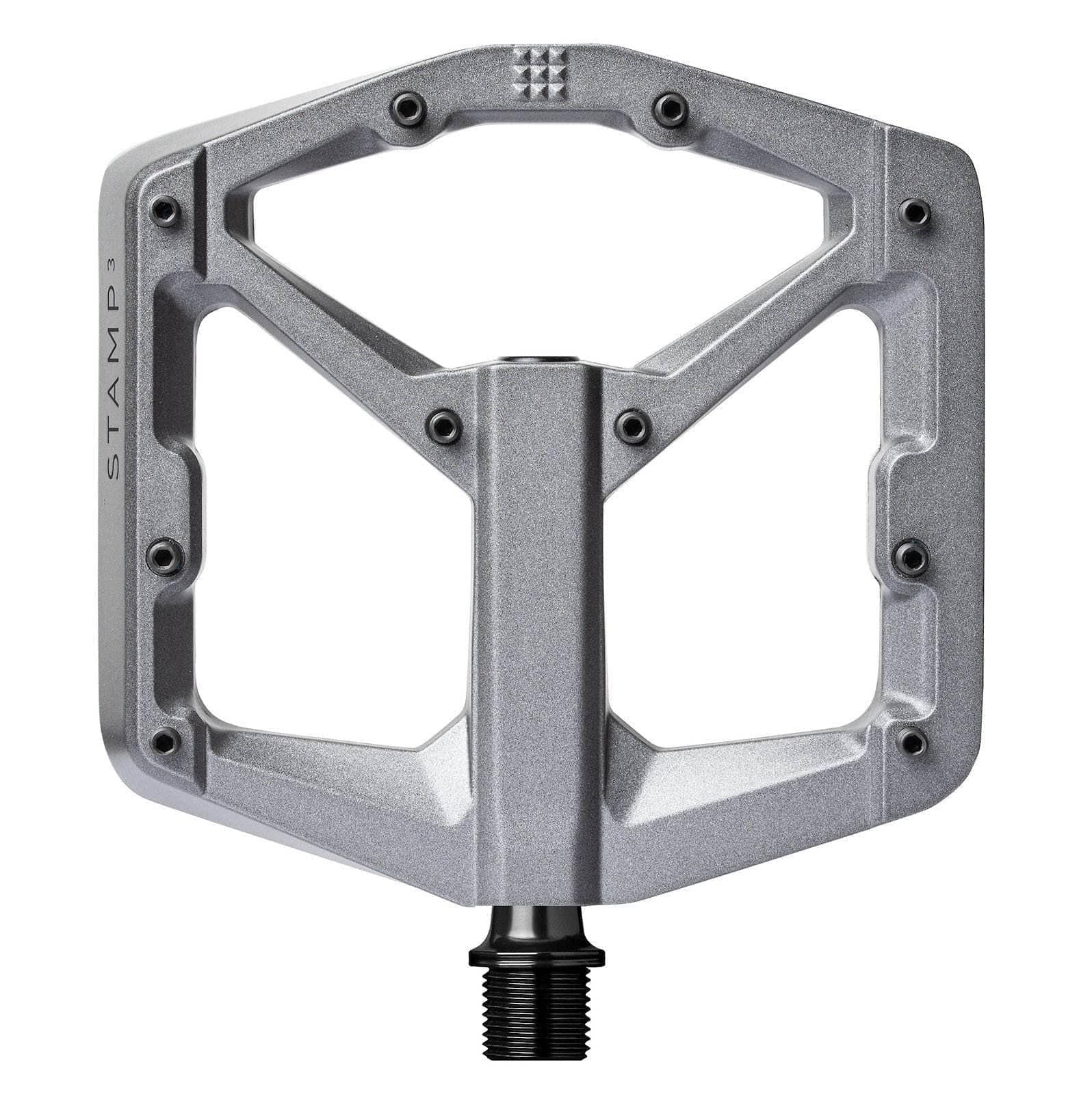 Crankbrothers Stamp 3 Pedal Charcoal Grey / Large Parts - Pedals - Mountain - Flats