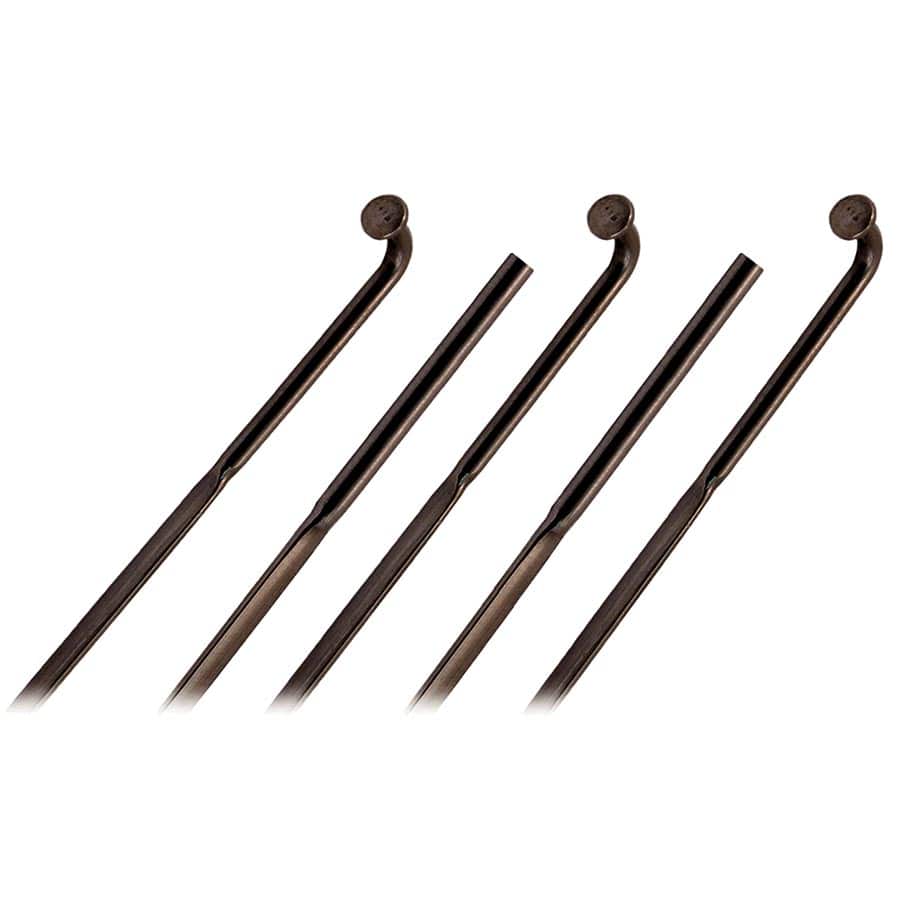 CX-Ray Black J-Bend Sapim, CX-Ray, Spokes, Bladed J-Bend, Black, 2.0, Length: 310mm, No threads, Cut to size, Pack of 100 Spokes