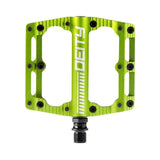 Deity Black Kat Pedals Green Platform Pedals