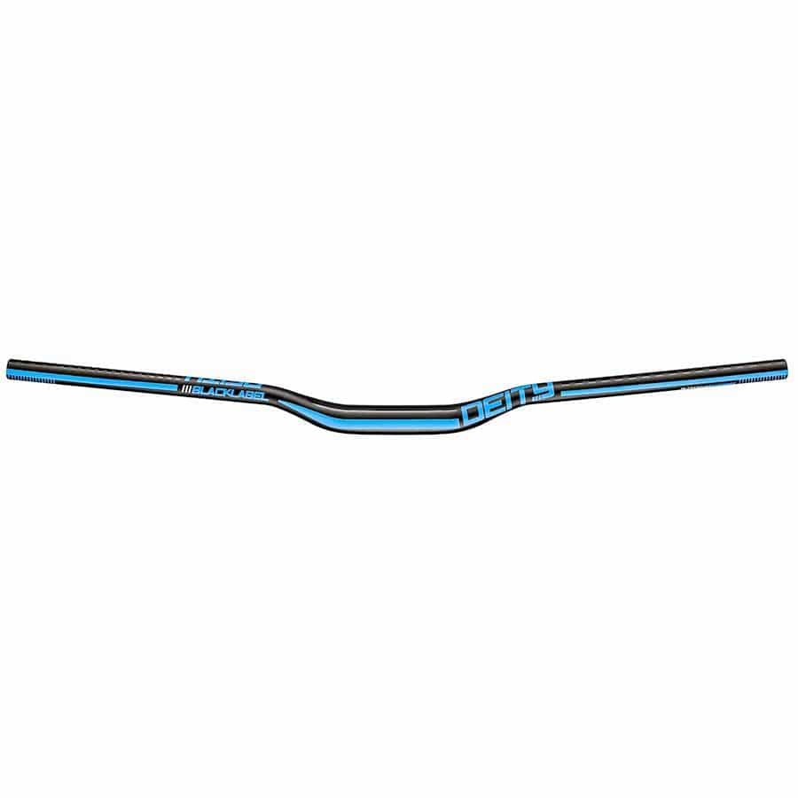 Deity Black Label 25 MTB Handlebar, Diameter: 31.8mm, 800mm, Rise: 25mm, Blue MTB Handlebars