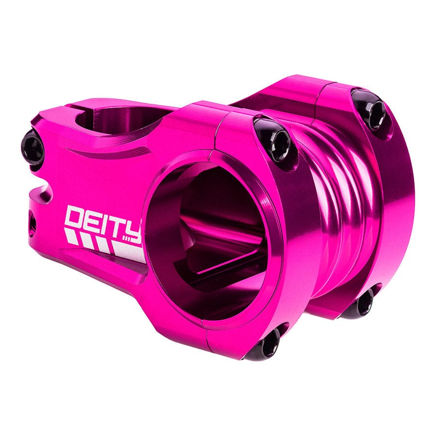 Deity Copperhead 42 35mm Deity, Copperhead 42, Stem, Diameter: 35mm, Length: 42mm, Steerer: 1-1/8'', 0°, Pink Threadless Stems