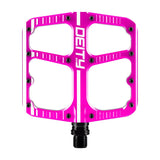 Deity Flat Trak Deity, Flat Trak, Platform Pedals, Body: Aluminum, Spindle: Cr-Mo, 9/16'', Pink, Pair Platform Pedals