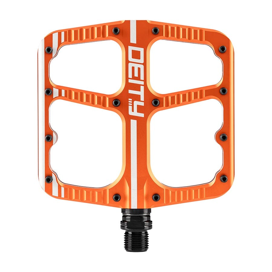 Deity Flat Trak Orange, Pair Platform Pedals