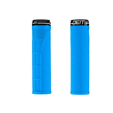 Deity Megattack Grips Blue Parts - Handlebar Grips