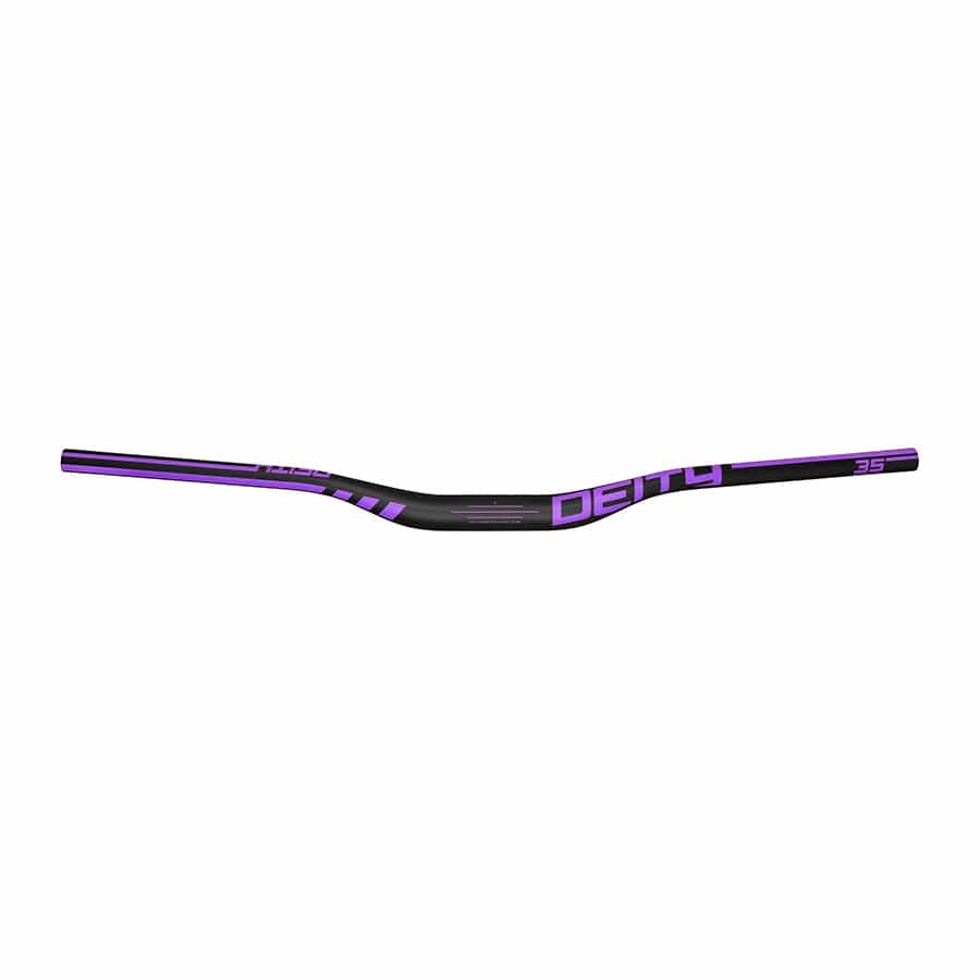Deity Skywire Skywire 25, MTB Handlebar, Diameter: 35mm, 800mm, Rise: 25mm, Purple MTB Handlebars