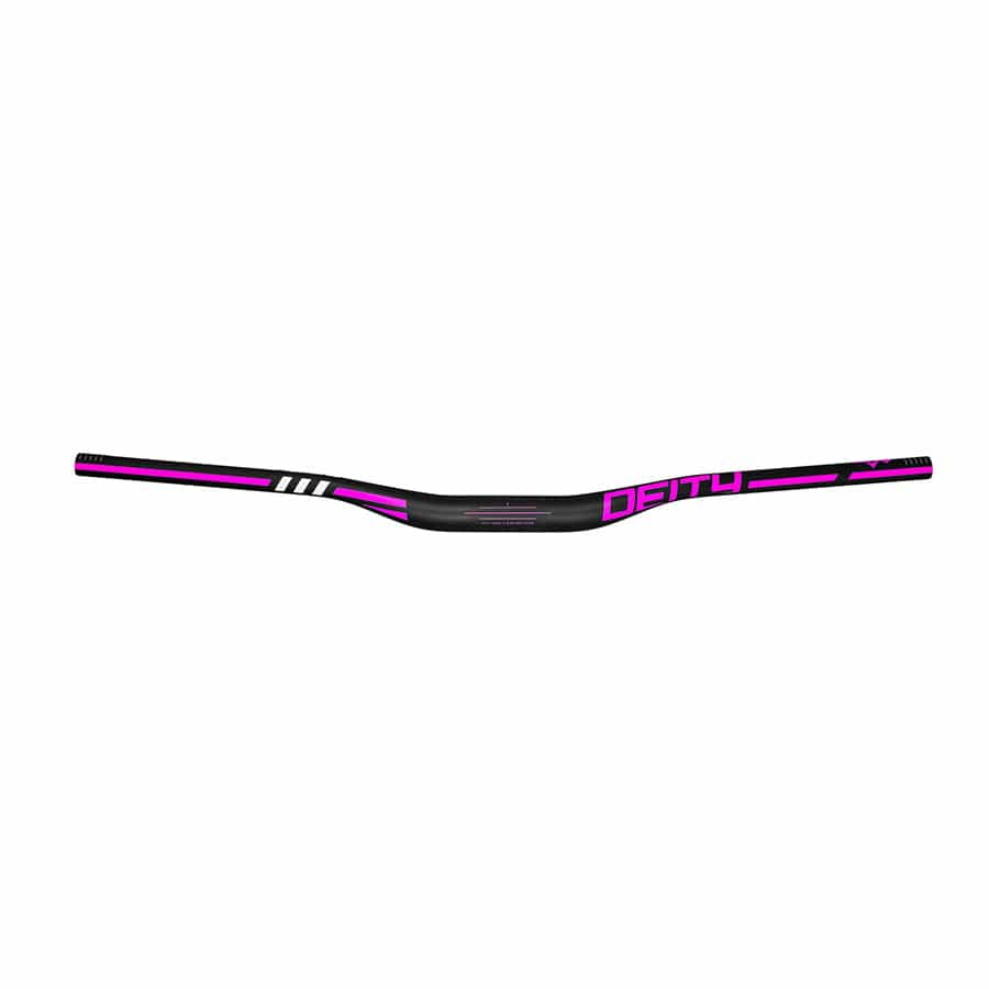 Deity Skywire Skywire, MTB Handlebar, Diameter: 35mm, 800mm, Rise: 25mm, Pink MTB Handlebars