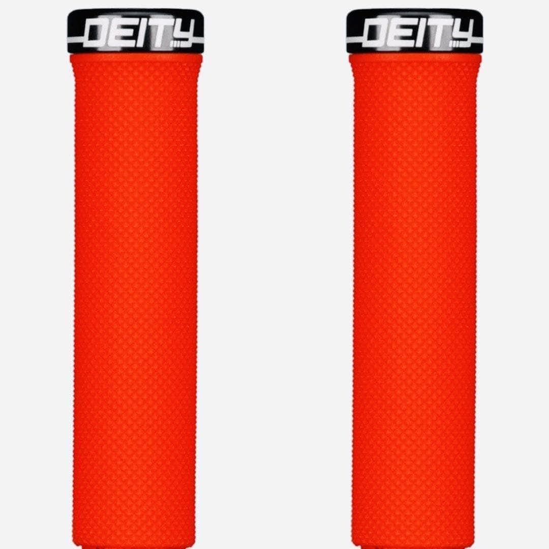 Deity Waypoint Grips Red Parts - Handlebar Grips