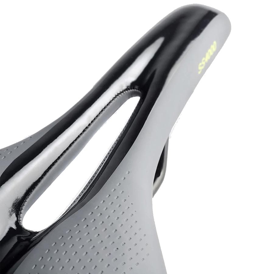 Delta Comfort Race Gel Delta, Comfort Race Gel, Saddle, 270 x 140mm, Unisex, 300g, Black/Grey Recreational and Commuter Saddles