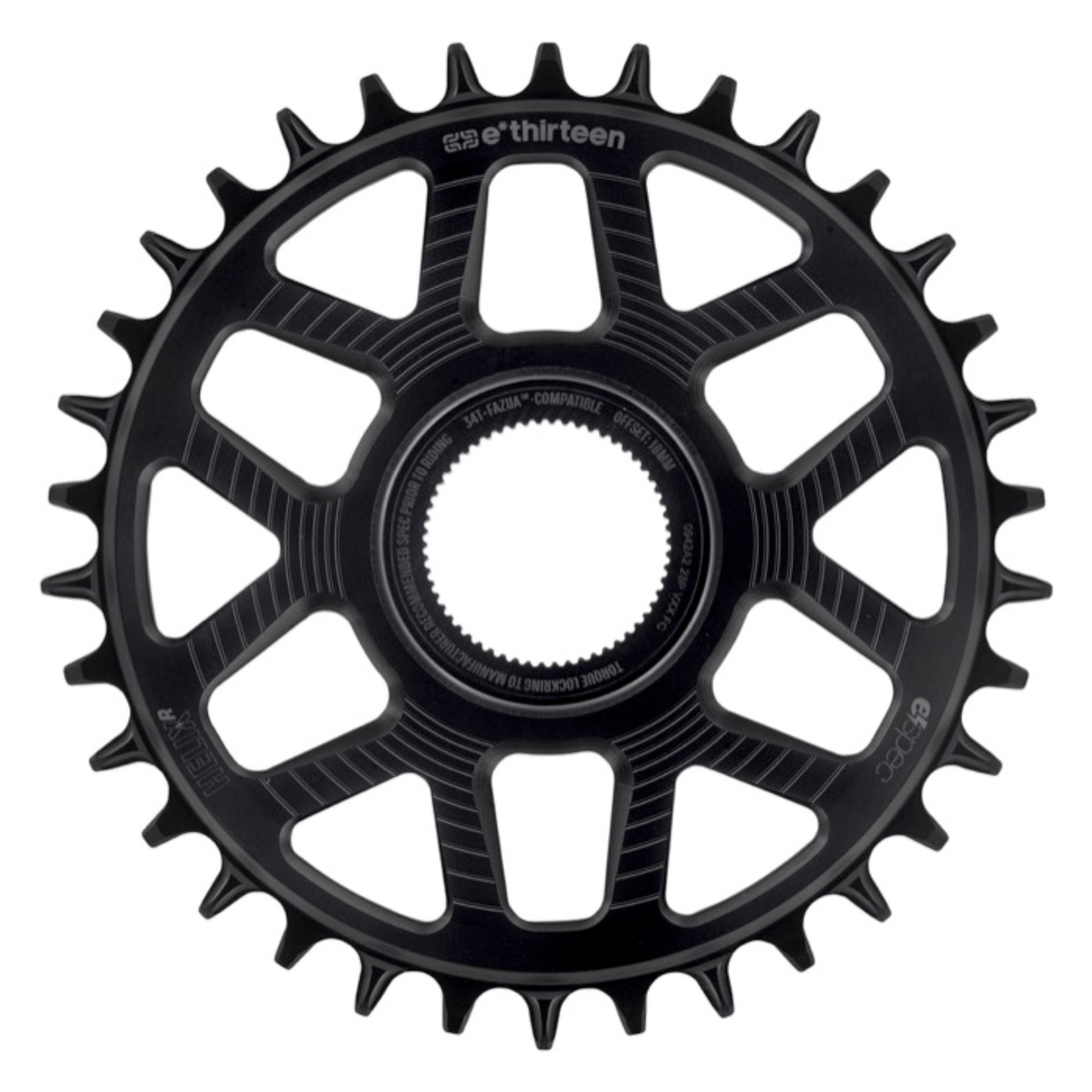 E13 Helix Race E*Spec 32t Chain Ring 55mm Chainline for Fazua Ride 60 Parts - Chainrings