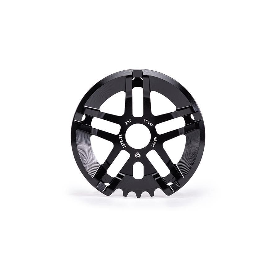 Eclat Abyss Guard 28, 7075-T6 Aluminum, Black BMX Chainrings