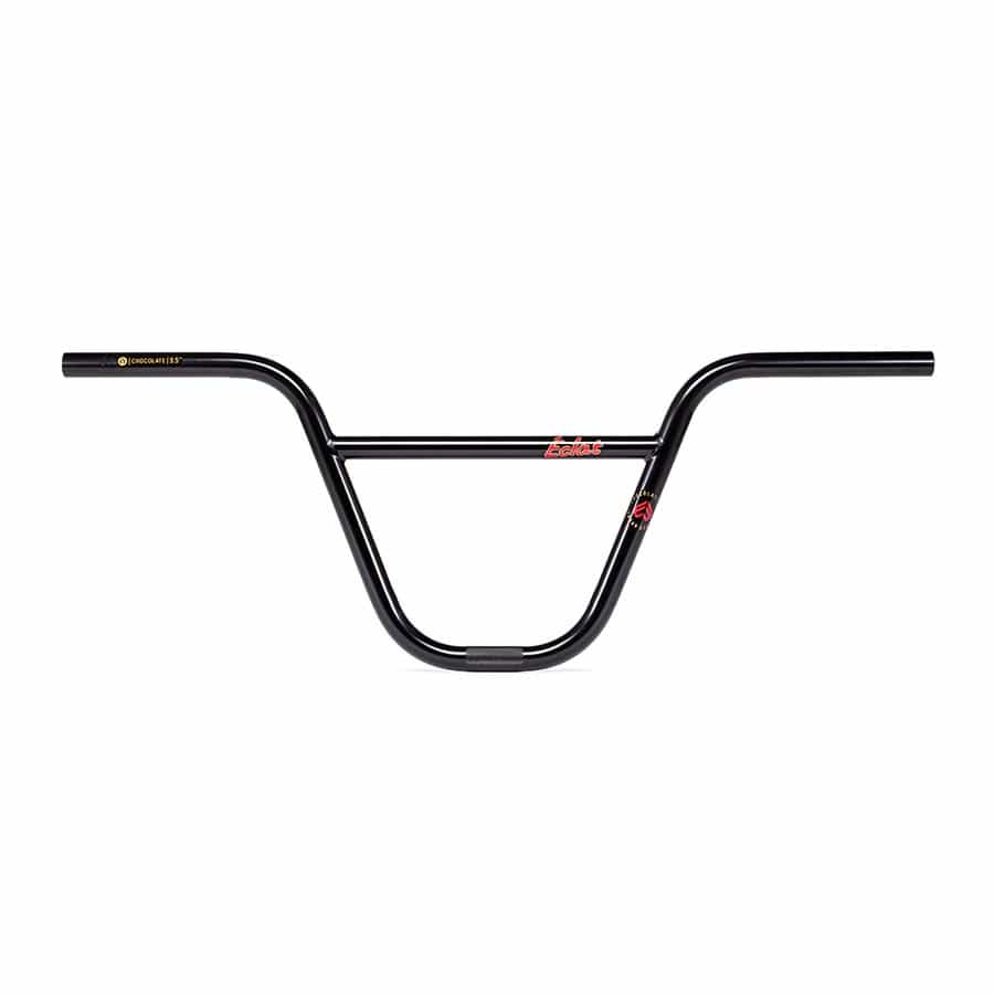 Eclat Chocolate Bar 25.4mm, 28.25'', Rise: 9.5, Black BMX Handlebars