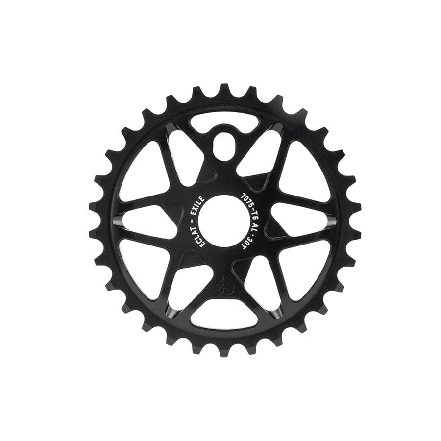 Eclat Exile 30, 7075-T6 Aluminum, Black BMX Chainrings