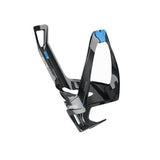 Elite Cannibal XC Composite Bottle Cage Gloss Black/Blue Graphic Accessories - Bottle Cages