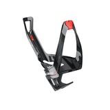 Elite Cannibal XC Composite Bottle Cage Gloss Black/Red Graphic Accessories - Bottle Cages