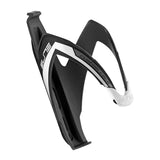 Elite Custom Race Composite Bottle Cage Matte Black/White Graphic Accessories - Bottle Cages