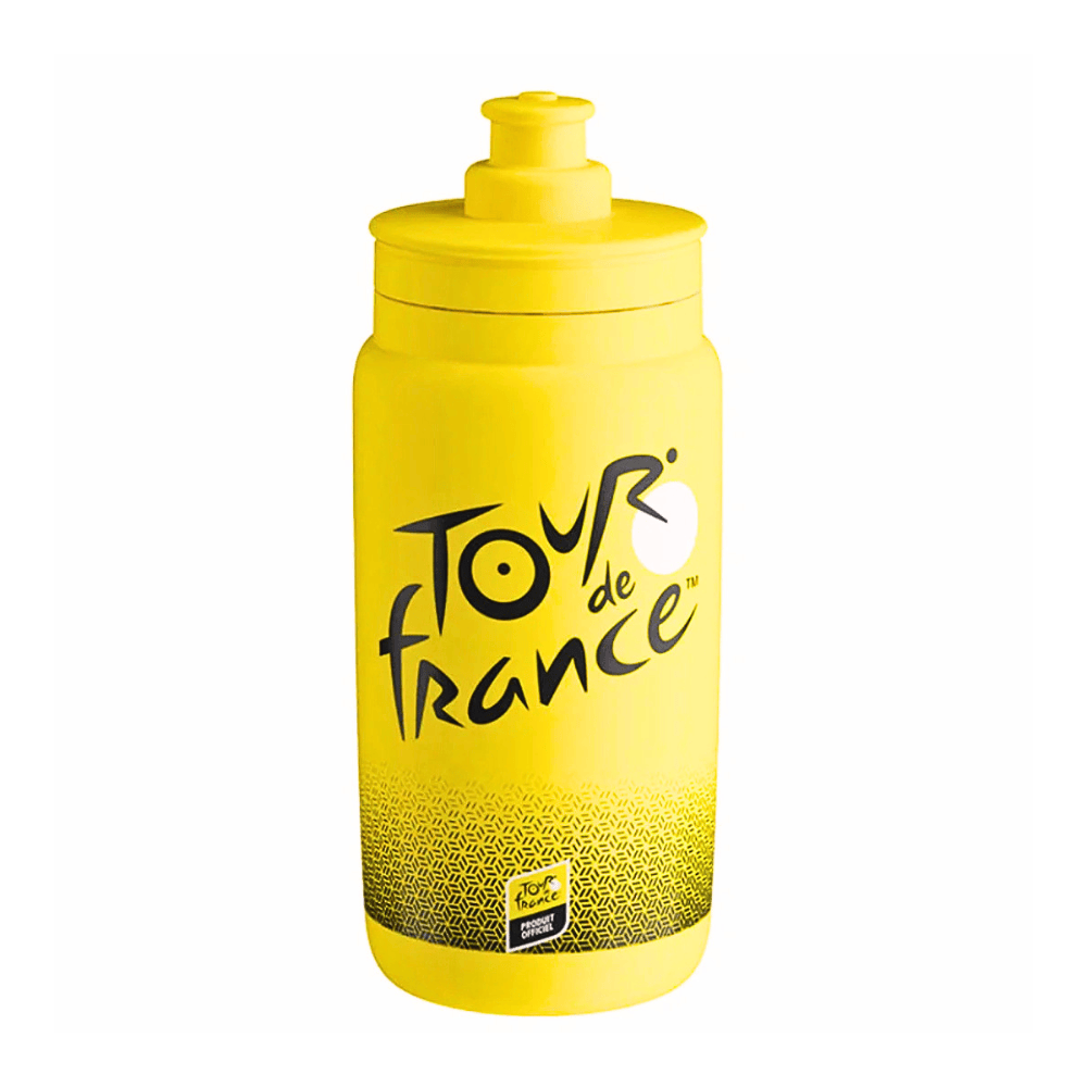 Elite Fly Tour de France Bottle 550mL Iconic Yellow Accessories - Bottles