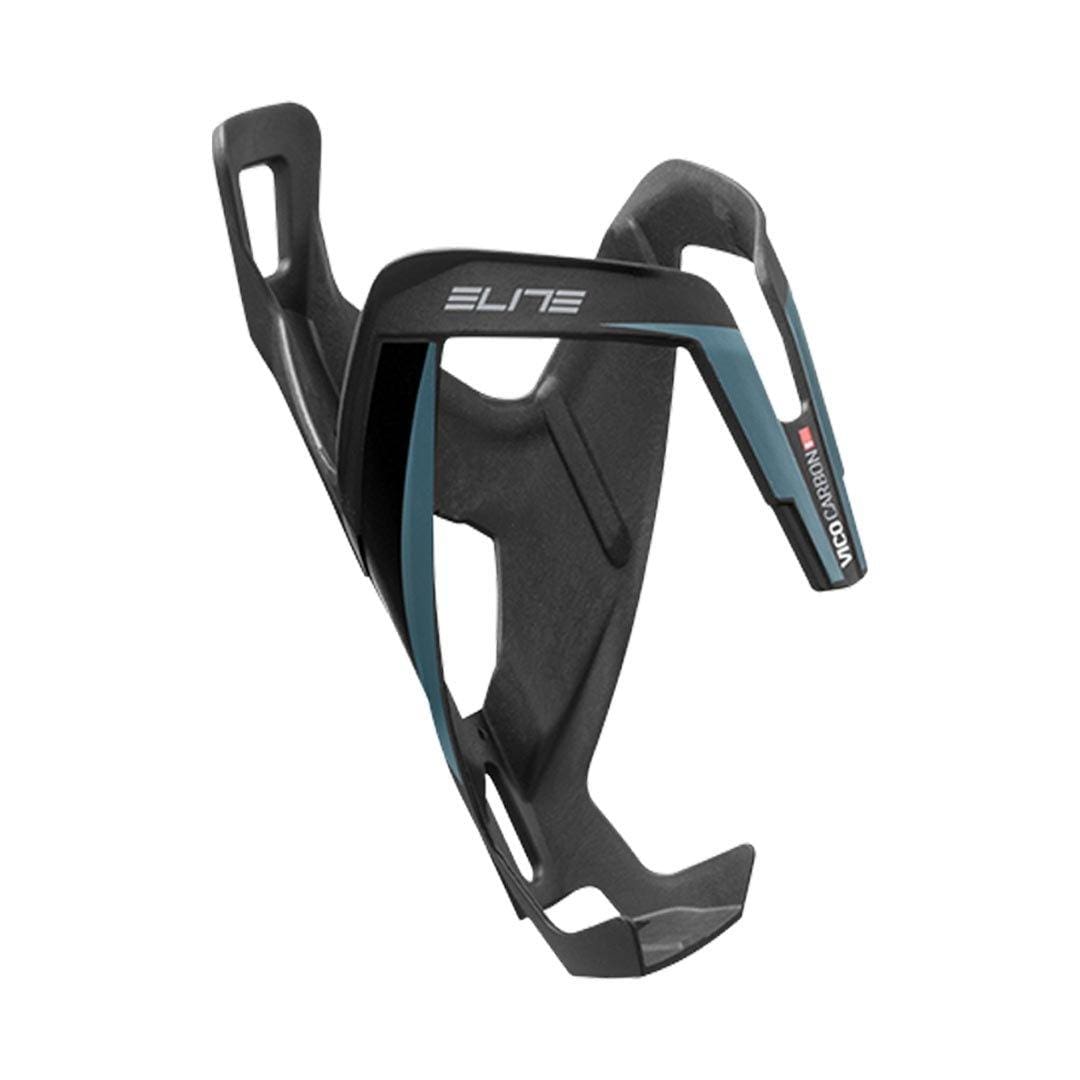 Elite Vico Carbon Bottle Cage Matte Black/Blue Graphic Accessories - Bottle Cages