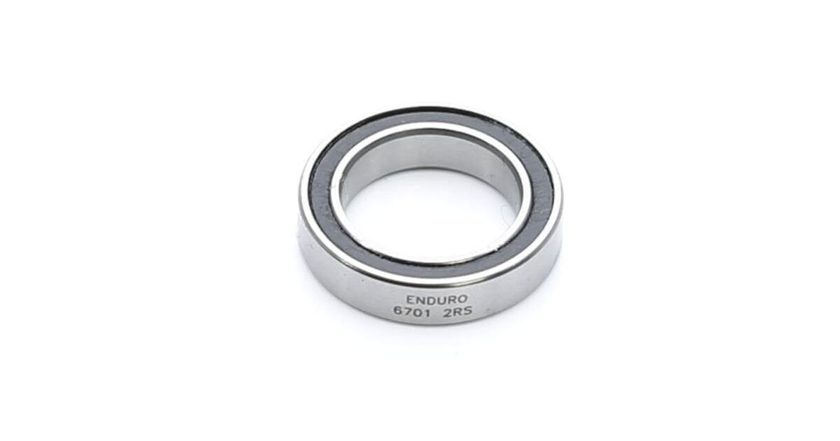 Enduro 6701 ABEC-3 Steel Bearing (12mm x 18mm x 4mm) Parts - Bearings