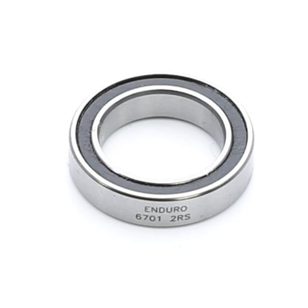 Enduro 6701 ABEC-3 Steel Bearing (12mm x 18mm x 4mm) Parts - Bearings