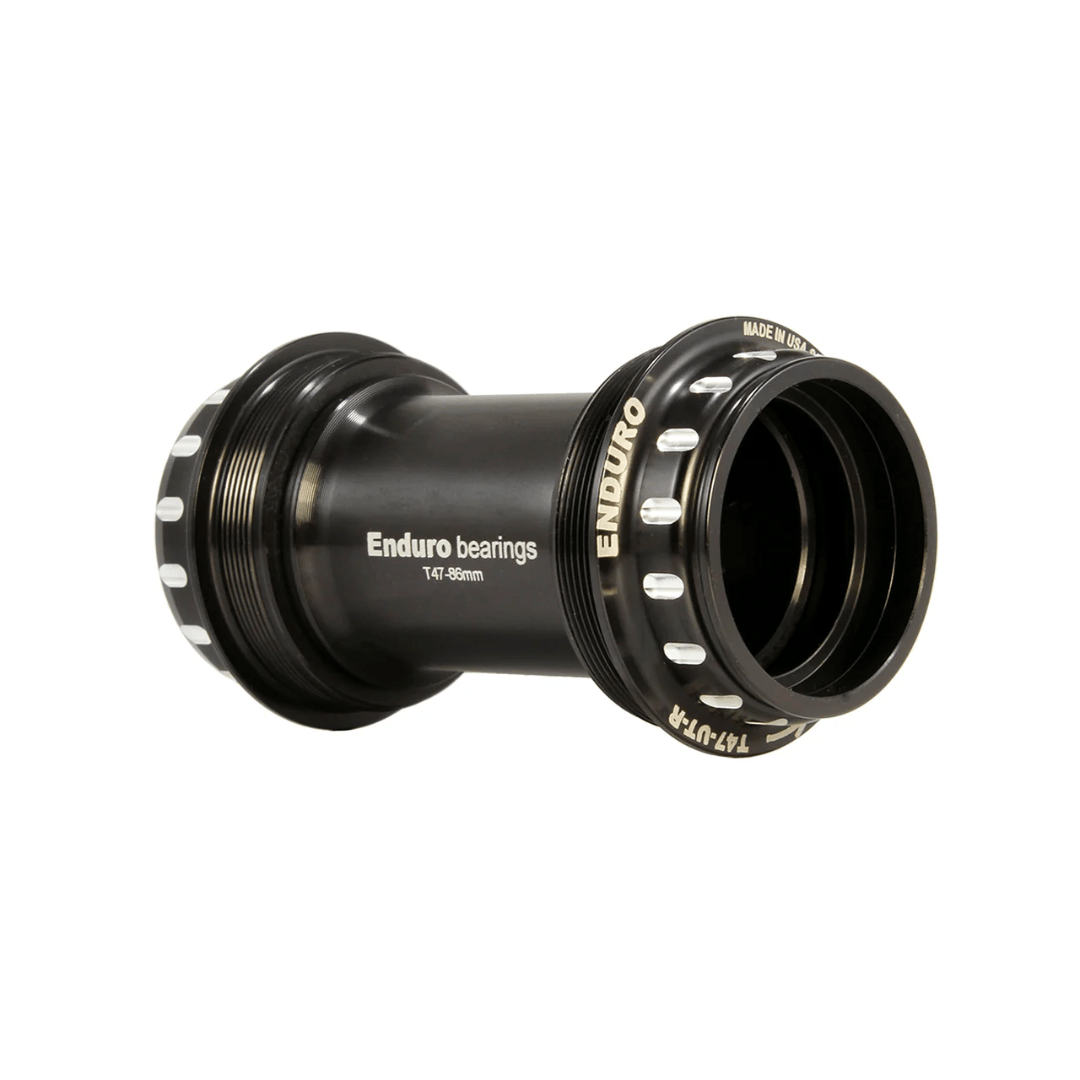 Enduro T47 Threaded Bottom Bracket, Stainless Steel, Campy Ultratorque, Black (adapts Campagnolo crank to T47 shell) Parts - Bearings