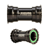 Enduro TorqTite Stainless Steel Angular Contact Bottom Bracket, 386EVO, Black Parts - Bearings