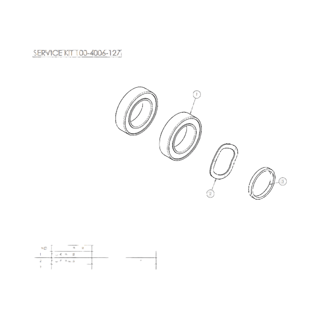 ENVE InnerDrive Rear Hubshell Bearing Kit Parts - Hubs