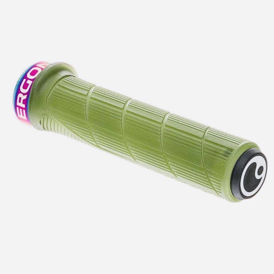 Ergon GD1 Grip Evo Factory Frozen Moss Oil / Regular Parts - Handlebar Grips