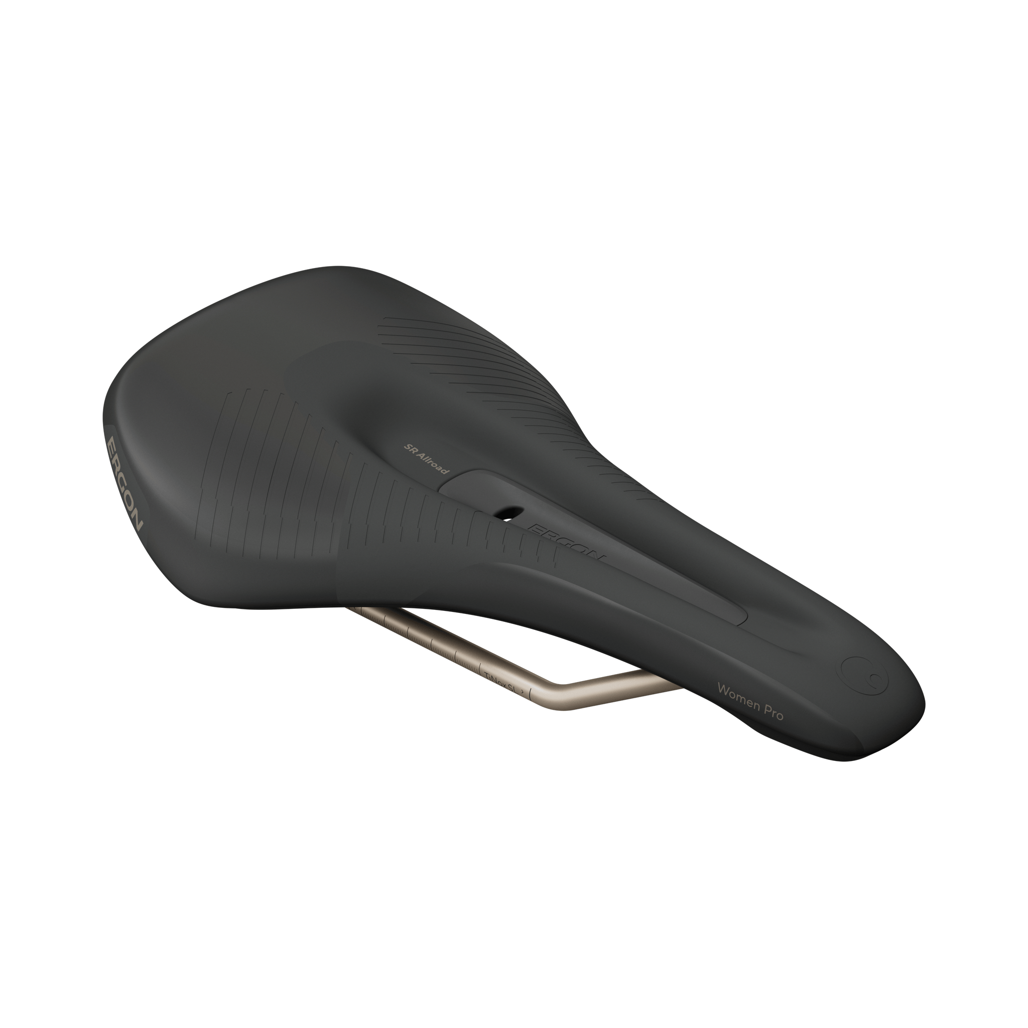 Ergon SR Allroad Pro Saddle - TiNox SL, Black, Women's M/L Parts - Saddles