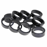 EVO Alloy headset spacers, 28.6mm, Black, 5mm, (10X) Parts - Headsets