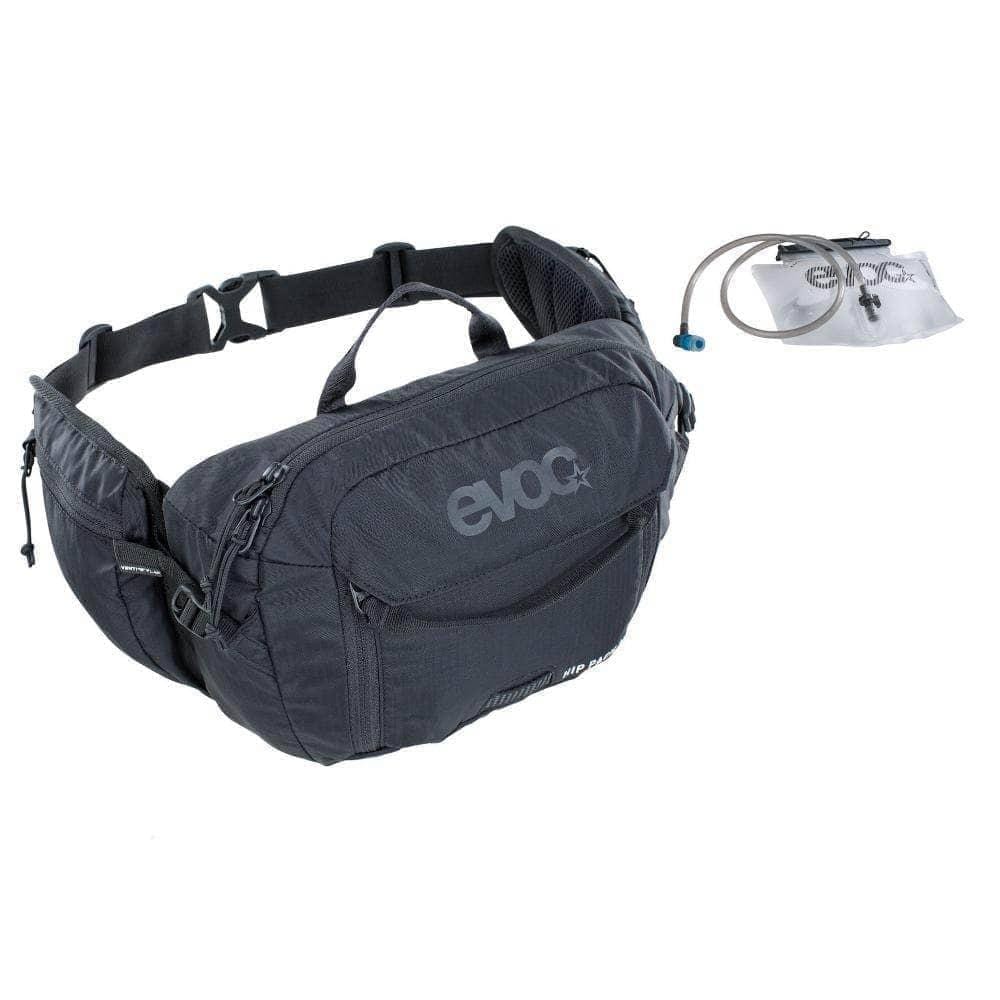 EVOC Hip Pack 3L + 1.5L Bladder Black / 3L Volume Hip Packs