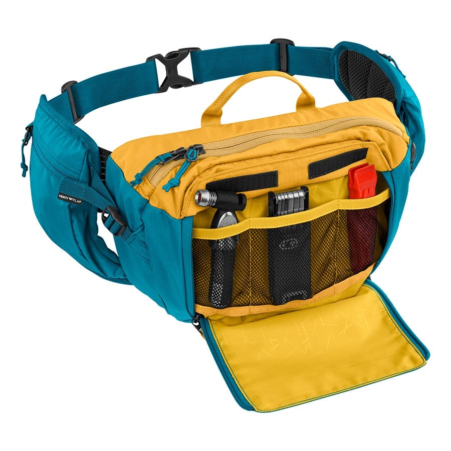 EVOC Hip Pack 3L + 1.5L Bladder EVOC, Hip Pack 3L + 1.5L Bladder, Hydration Bag, Volume: 3L, Bladder: Included (1.5L), Ocean Hip Packs