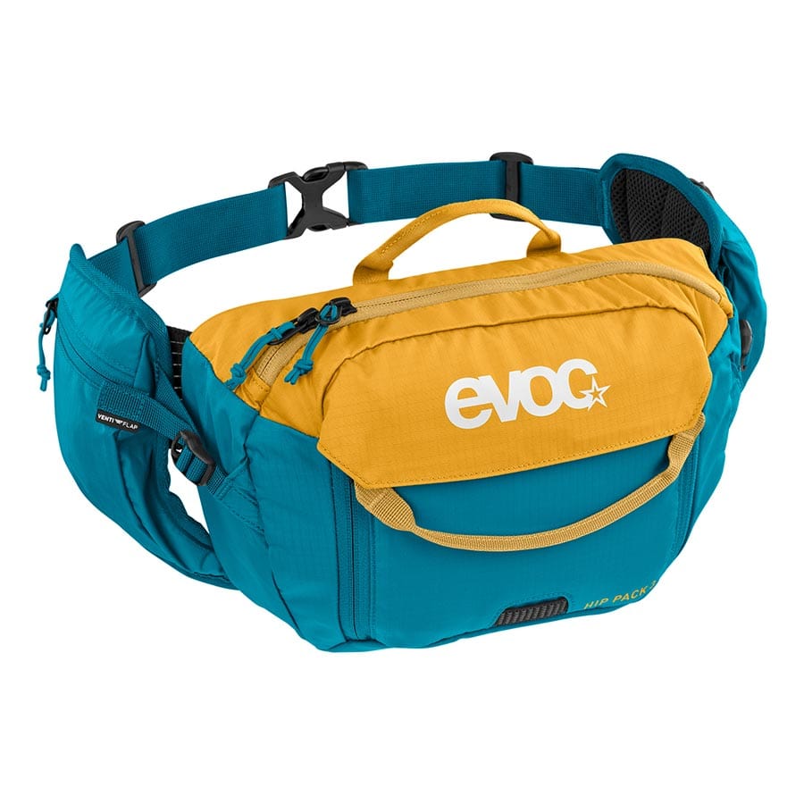 EVOC Hip Pack 3L + 1.5L Bladder EVOC, Hip Pack 3L + 1.5L Bladder, Hydration Bag, Volume: 3L, Bladder: Included (1.5L), Ocean Hip Packs