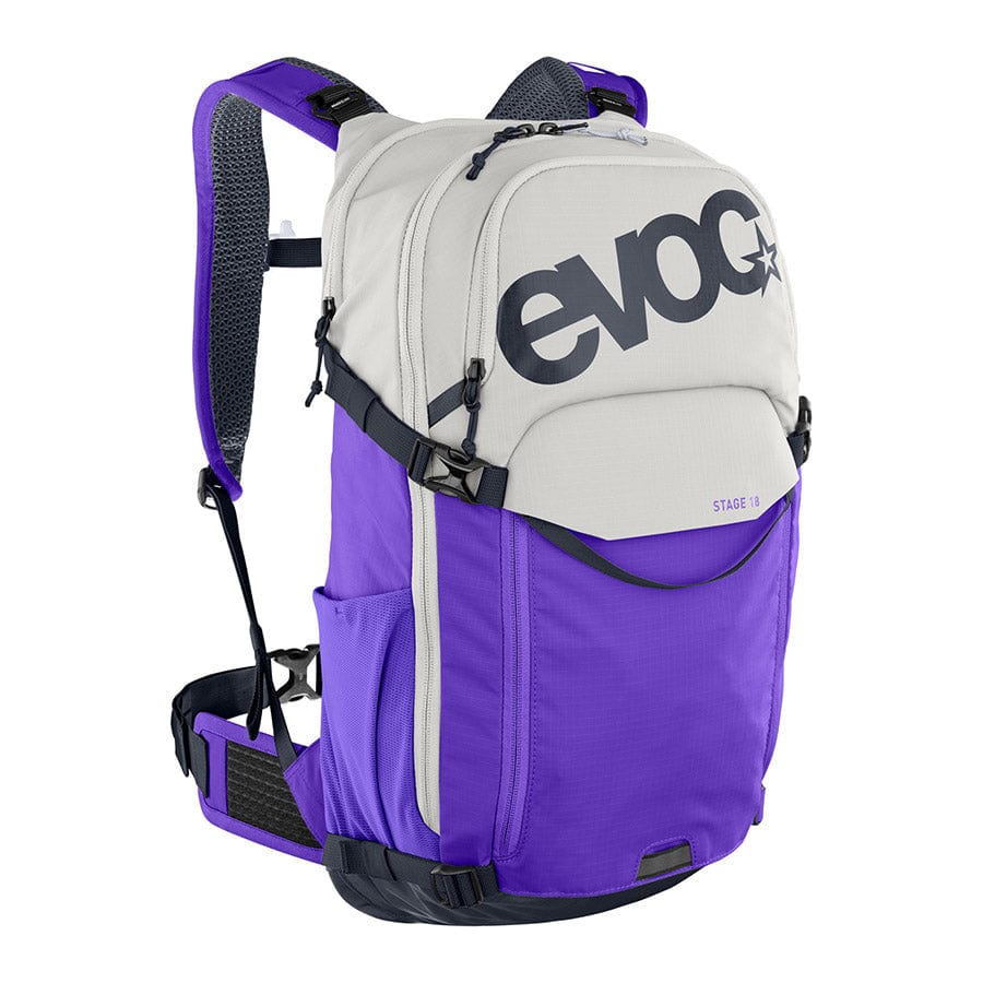 EVOC Stage 18 EVOC, Stage 18, Hydration Bag, Volume: 18L, Sand/Violet Hydration Bags