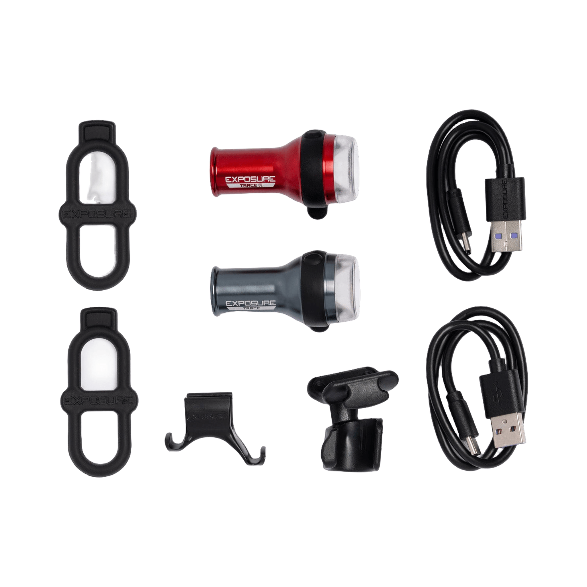 Exposure Lights Trace MK4 Front & Trace-R MK4 ReAKT Rear Accessories - Lights - Sets