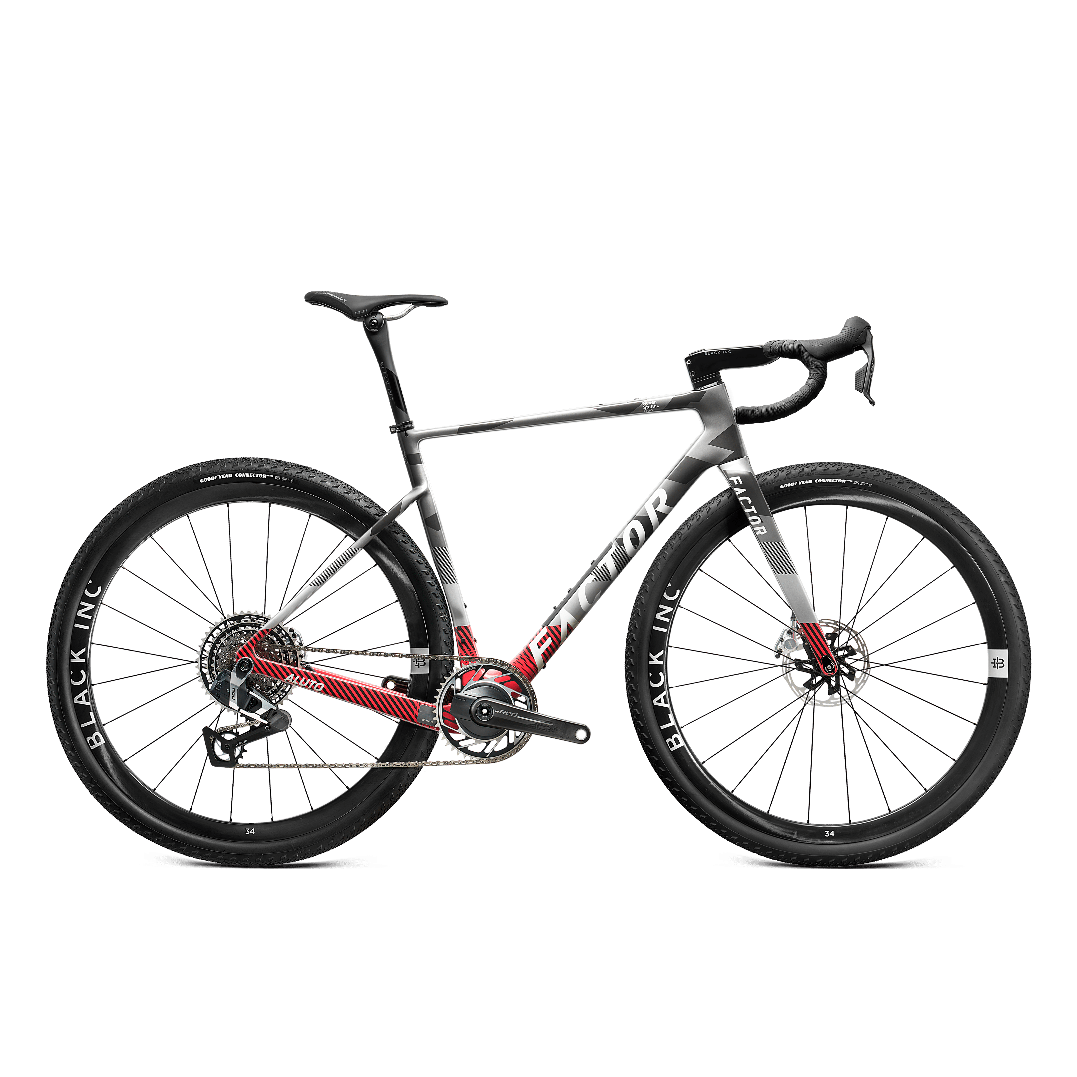 Factor Aluto RED XLPR E1 Quattro Grey / 49 Bikes - Gravel