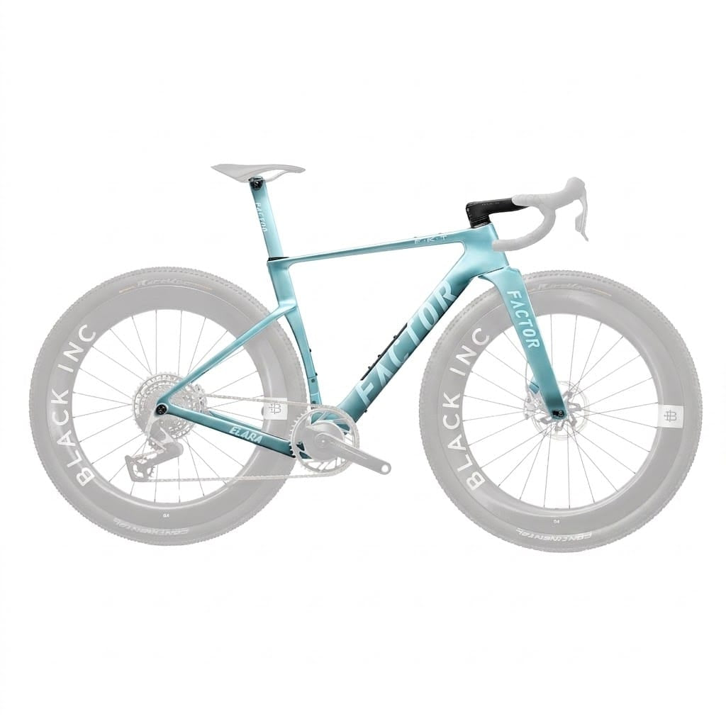 Factor ELARA Premium Frameset Virescent Blue / 49 Bikes - Frames - Gravel